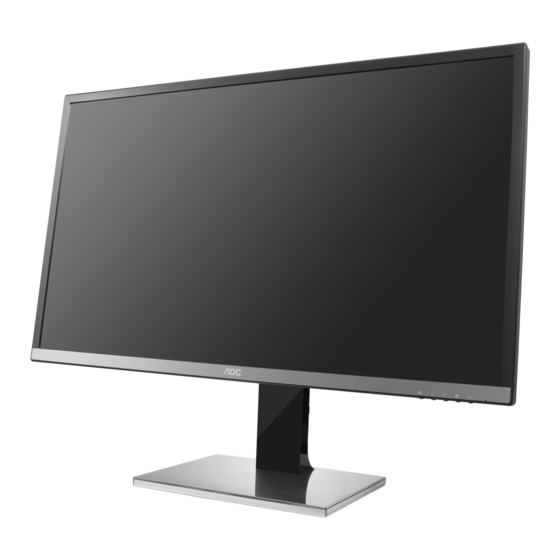 AOC Q2577PWQ Manuel D'utilisation