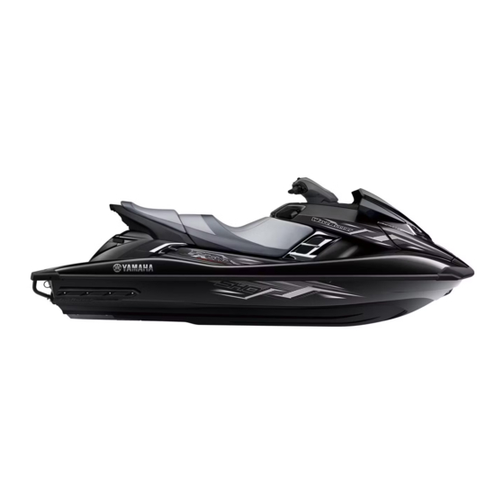 Yamaha WaveRunner FX SHO 2013 Manuel De L'utilisateur