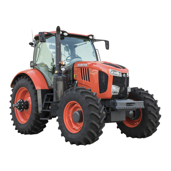 Kubota M7-132 Manuel De L'utilisateur