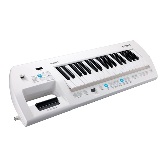 Roland Lucina AX-09 Mode D'emploi