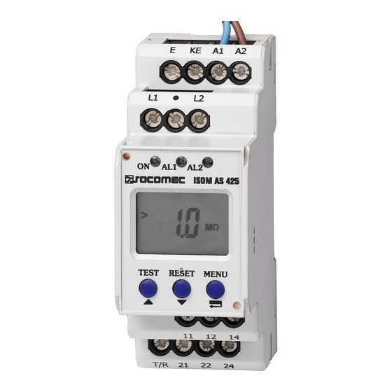 socomec ISOM AS425 Mode D'emploi