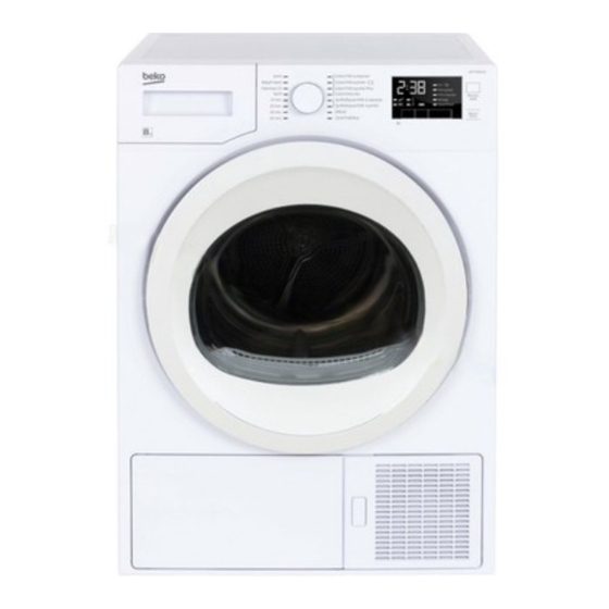 Beko DE 9333 GA0W Manuels