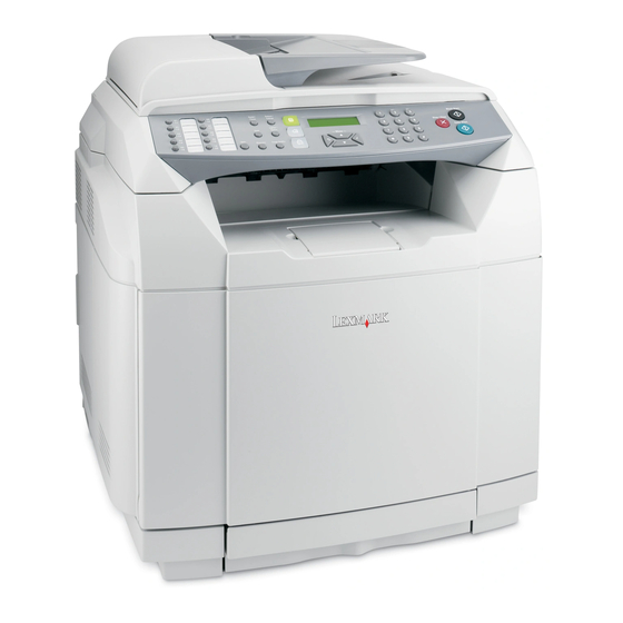 Lexmark X500n Guide De L'utilisateur