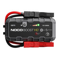 Noco genius BOOST HD GB70 Mode D'emploi