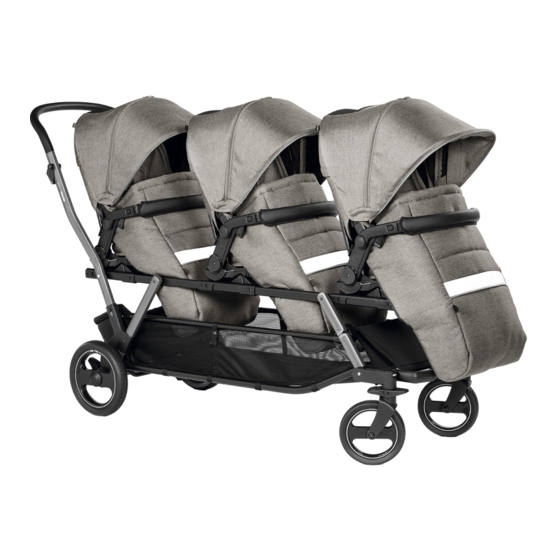 Peg-Perego duette-triplette pop-up Notice D'emploi