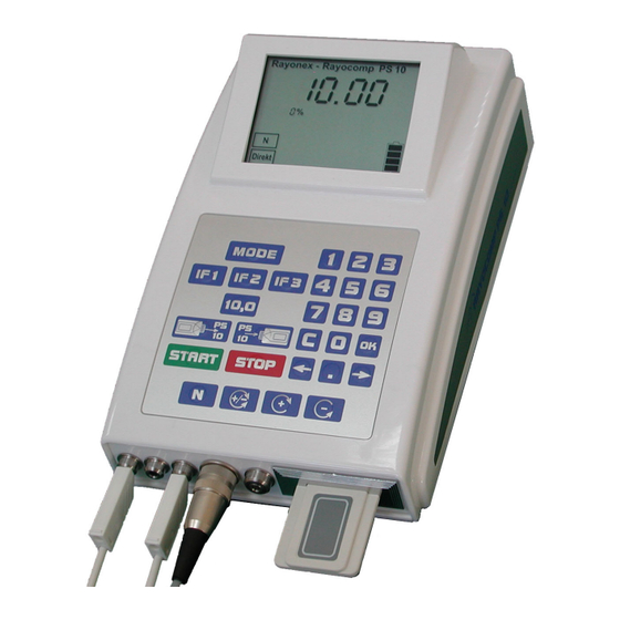 Rayonex Rayocomp PS 10 Manuel De L'utilisateur