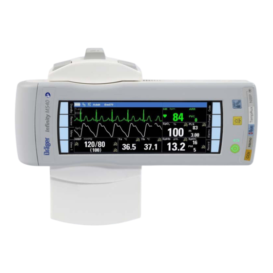 Dräger Infinity Acute Care System Notice D'utilisation