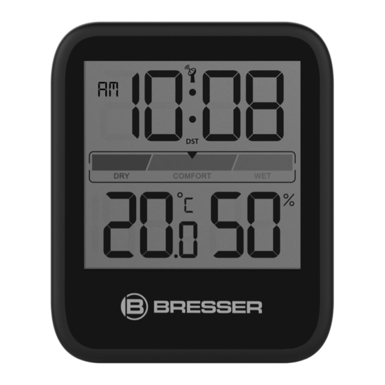 Bresser Climate Monitor Mode D'emploi