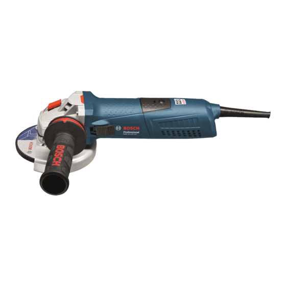 Bosch GWS 9-125 Professional Notice Originale