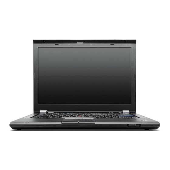 Lenovo ThinkPad T420 Guide D'utilisation