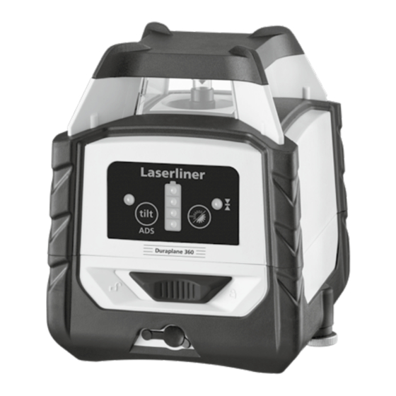 LaserLiner Duraplane 360 Mode D'emploi