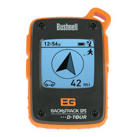 Bushnell BACK TRACK D-TOUR 360310BG Manuel D'instructions