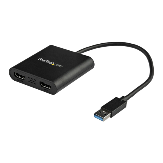 StarTech USB32HD2 Mode D'emploi