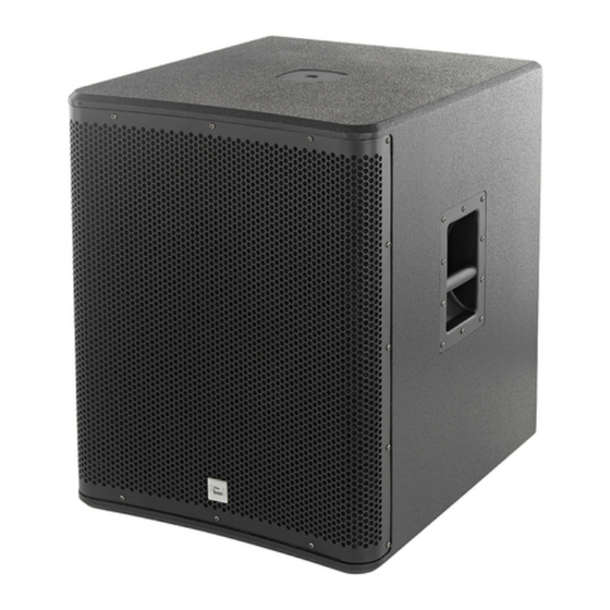 thomann the box pro DSP 18 Sub Notice D'utilisation