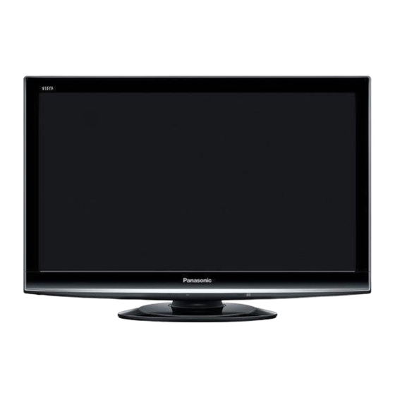 Panasonic VIERA TX-L32G10E Mode D'emploi