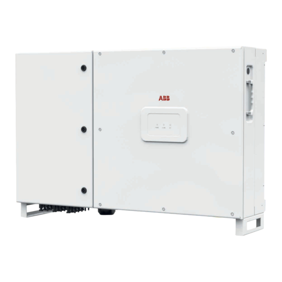 Fimer ABB PVS-50-TL Guide D'installation Rapide