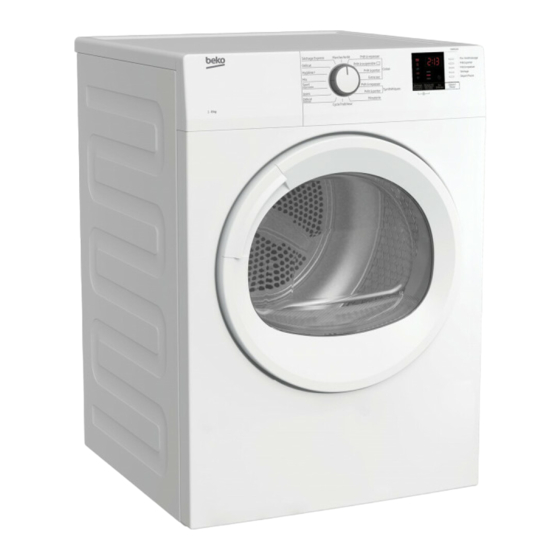 Beko SLP102W3 Manuels