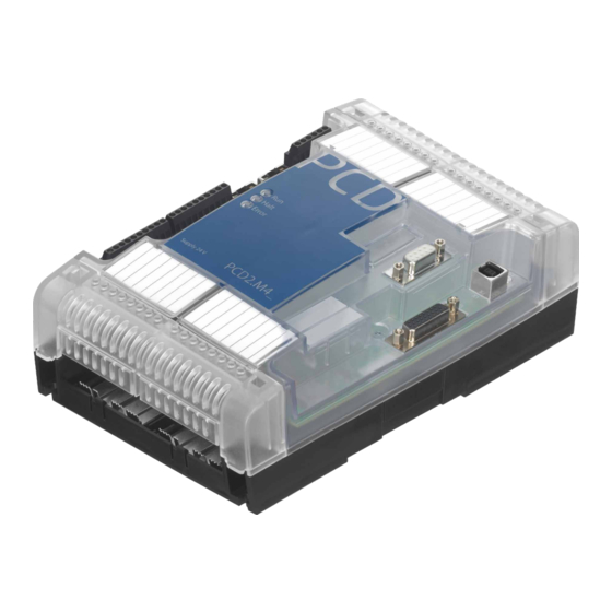 SBC PCD2.M4160 Manuel D'utilisation