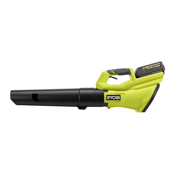 Ryobi RY40LB01 Manuel D'utilisation