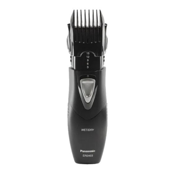 Panasonic ER2403 Manuel D'utilisation