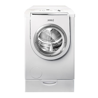 Siemens ultraSense WTXD5322US Notice D'utilisation, D'installation Et De Maintenance
