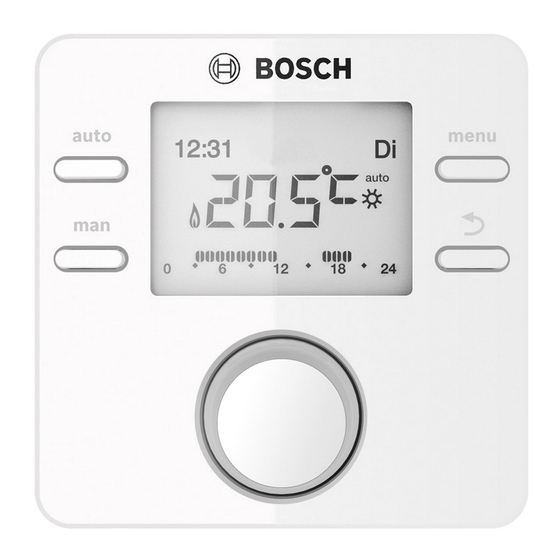 Bosch CR 100 RF SET Notice D'utilisation