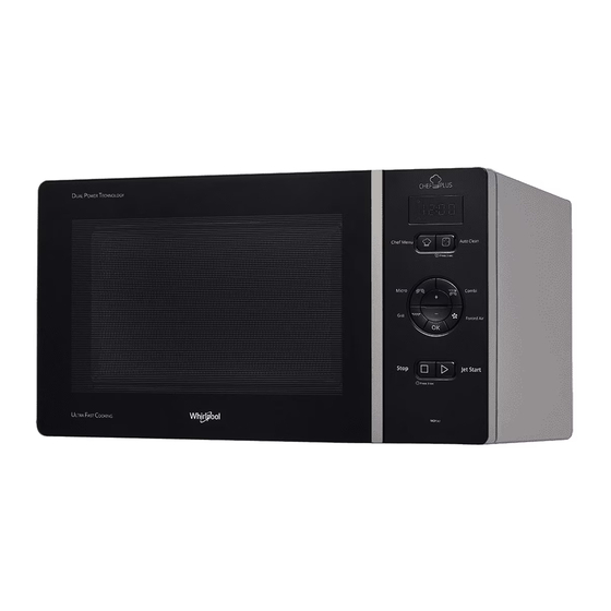 Whirlpool Chef plus MCP 342 Mode D'emploi