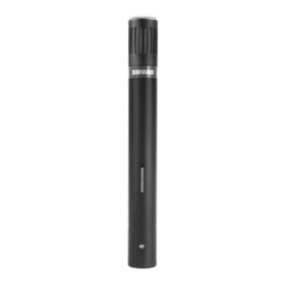 Shure 16A Guide Rapide