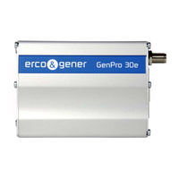 Ercogener GenPro 30e Mode D'emploi