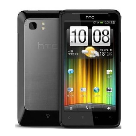 HTC Raider Manuels