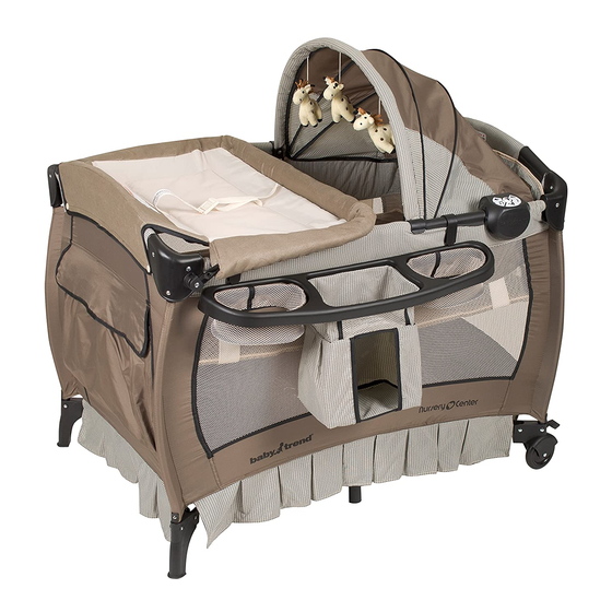 Baby Trend Deluxe Nursery Center PY29D Manuels