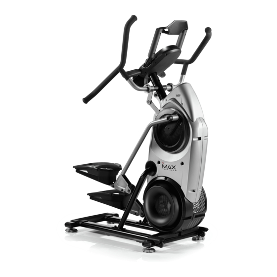 Bowflex MAX TRAINER M7 Manuel D'assemblage / Manuel D'utilisation