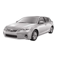 Toyota LEXUS HYBRID DRIVE CT200H 2011 Guide D'action D'urgence