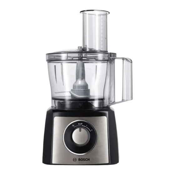 Bosch MultiTalent 3 MCM3100W Mode D'emploi