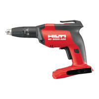 Hilti SD 5000-A22 Mode D'emploi