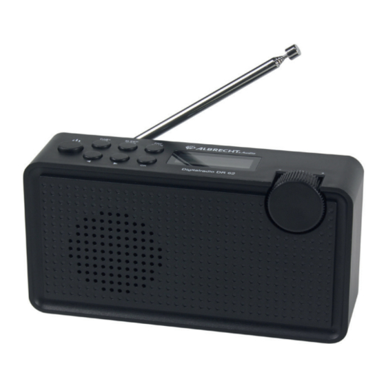 Albrecht Audio DR 62 Manuel