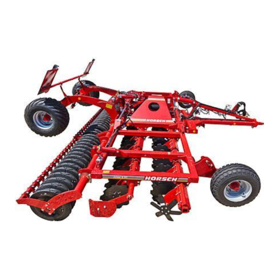 horsch Joker 5 RT Classic Manuel D'utilisation