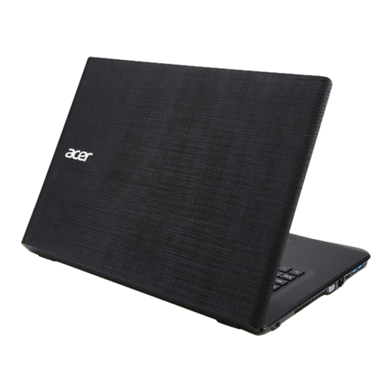 Acer TravelMate P 2 Série Manuel D'utilisation