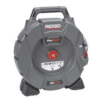 Ridgid FlexShaft K9-102 Mode D'emploi