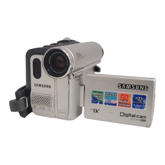 Samsung SC-D453 Manuel D'utilisation
