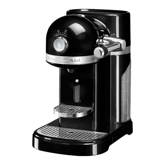 KitchenAid Nespresso 5KES0503EOB/5 Manuels