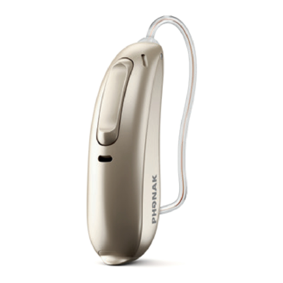 Phonak Audeo L-312 Serie Mode D'emploi