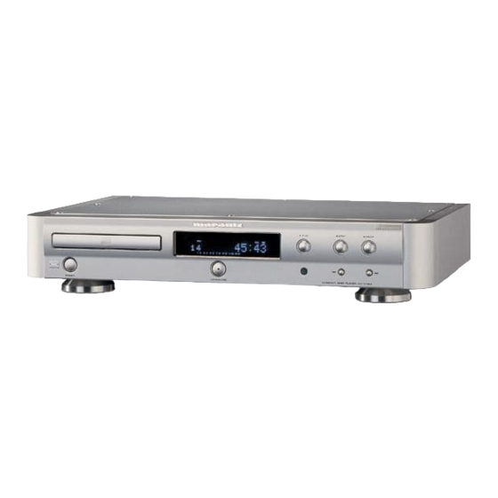 Marantz CD-17mkIII Mode D'emploi