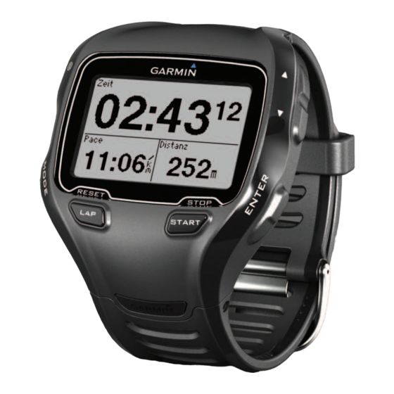 Garmin Forerunner 910XT Guide De Démarrage Rapide