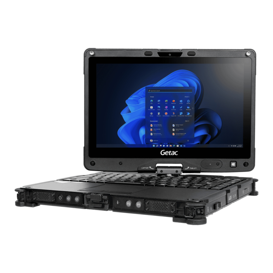 Getac V110 Manuel De L'utilisateur