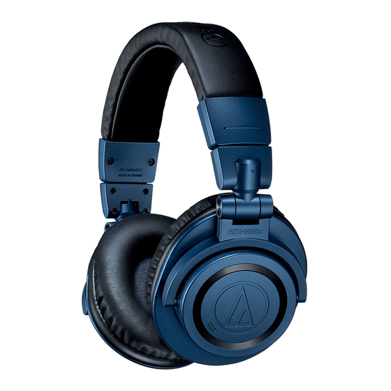 Audio-Technica ATH-M50xBT2 Guide De Démarrage Rapide