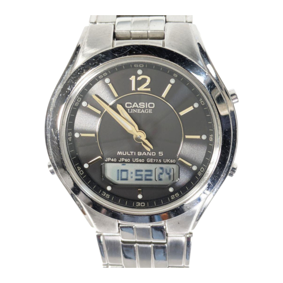 Casio 4709 Guide D'utilisation