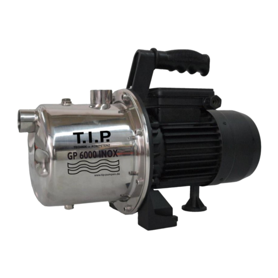 T.I.P. GP 6000 INOX Mode D'emploi
