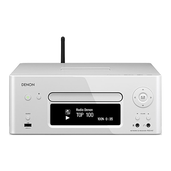 Denon RCD-N7 Manuel De L'utilisateur