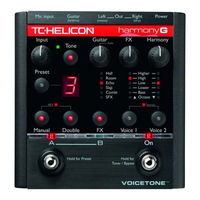TC-Helicon VOICETONE Harmony-G Mode D'emploi